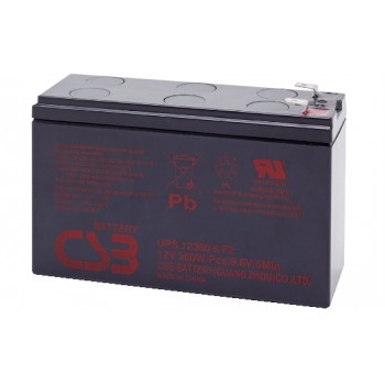 BATTERIA RICARICABILE PIOMBO AGM 12V 7,2Ah CSP UPS 123606 F1F2