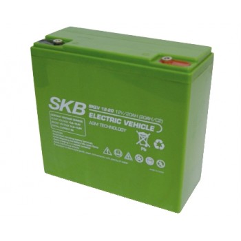 SKEV12-20 BATTERIA RICARICABILE PIOMBO 12V 20Ah SKB PER USO SU BICI ELETTRICHE