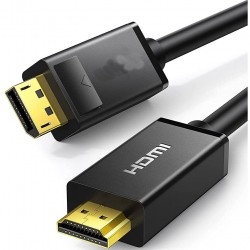 CAVO DISPLAYPORT MASCHIO - HDMI MASCHIO 4K MT.1,80