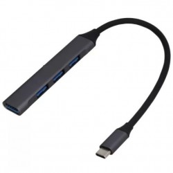 HUB USB3.0 4 PORTE ALTA VELOCITA' CONNETTORI TYPE 'C'