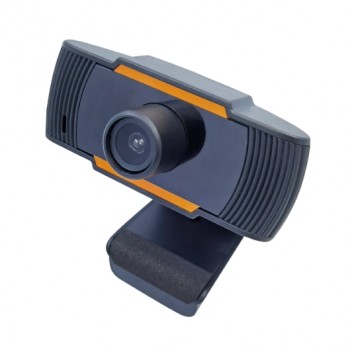 WEBCAM USB HD 1280x720 CON SUPPORTO A PINZA SENSORE CMOS E MICROFONO INCORPORATO