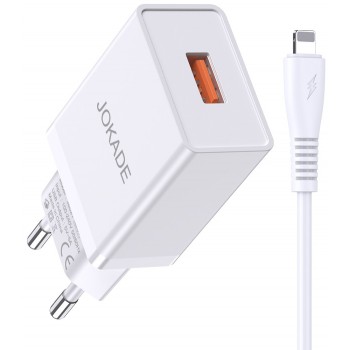 ALIMENTATORE USB 220V 1x5A COMPLETO DI CAVO USB TYPE A / LIGHTNING