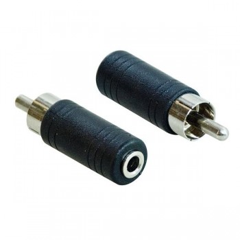 ADATTATORE RCA MASCHIO - JACK 3,5 MONO FEMMINA