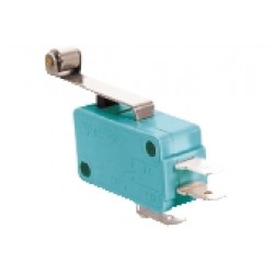 MICROSWITCH 22x18 CON LEVA LUNGA E ROTELLA 16A