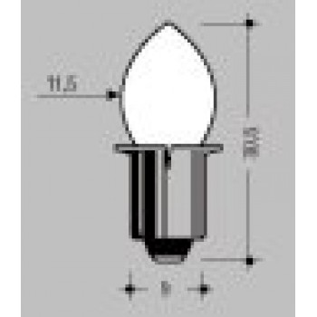 MICROLAMPADA ATTACCO 'P13.5S' 6V 500mA