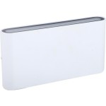 APPLIQUE A LED IP54 2x6W 3000K 550LM 175x90x29mm BIANCO