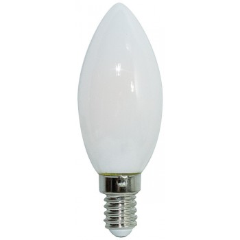 LAMPADA LED CANDELA FROST ATTACCO E14 4.5W 220V LUCE CALDA