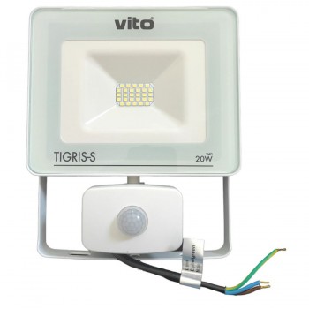 FARO LED 20W 220VAC LUCE FREDDA CON SENSORE