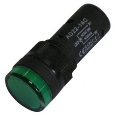 SPIA LED 19.5mm 24V AC/DC VERDE