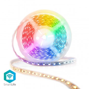 STRISCIA LED MULTICOLORE RGB SMARTLIFE WIFI MT.5