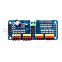 PCA9685 MODULO DRIVER INTERFACCIA IIC 16 CH. 12BIT PWN CONTR.SERVOMOTORE ARDUINO