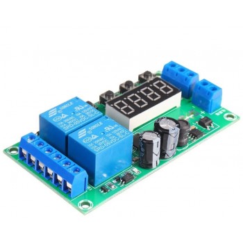 MODULO RELE' TEMPORIZZATO DEL CICLO DI SPEGNIMENTO A IMPULSI DC 7-30V