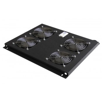 CASSETTO DI VENTILAZIONE PER RACK 19 POLLICI PROFONDITA 800mm CON 4 VENTOLE