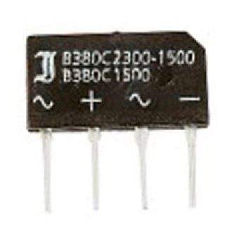 KBP208=B380C2000 PONTE DI DIODI 2A 380V A+A-