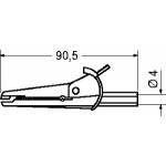 COCCODRILLO DI SICUREZZA IEC1010 ROSSO