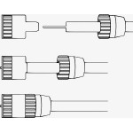 SPINA VOLANTE 'F' A EASYRAPID PER CAVO D.7,0mm