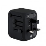 ADATTATORE DA VIAGGIO UNIVERSALE CON 4 PORTE USB