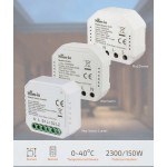 HOM-MOD-SWITCH2 HOM-IO MODULO RICEVITORE ON/OFF WIRELESS 2.4 GHZ 220-240V 50/60HZ 10A 2 CANALI