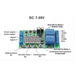 MODULO RELE' TEMPORIZZATO DEL CICLO DI SPEGNIMENTO A IMPULSI DC 7-30V