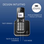 KX-TGB310JTB PANASONIC TELEFONO CORDLESS CON VIVAVOCE