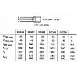 BC547=BC550 TRANSISTOR