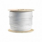 CAVO CAT.6 UTP CONDUTTORE RIGIDO RAME GUAINA COLORE GRIGIO DA ESTERNO BOBINA MT.305